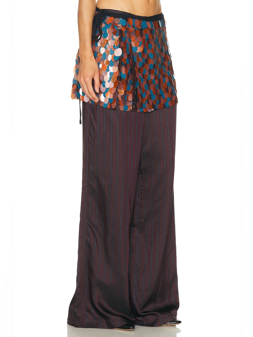 Dries Van Noten Gabrina Paillette Embroidered Mini Skirt - Picture 4 of 10